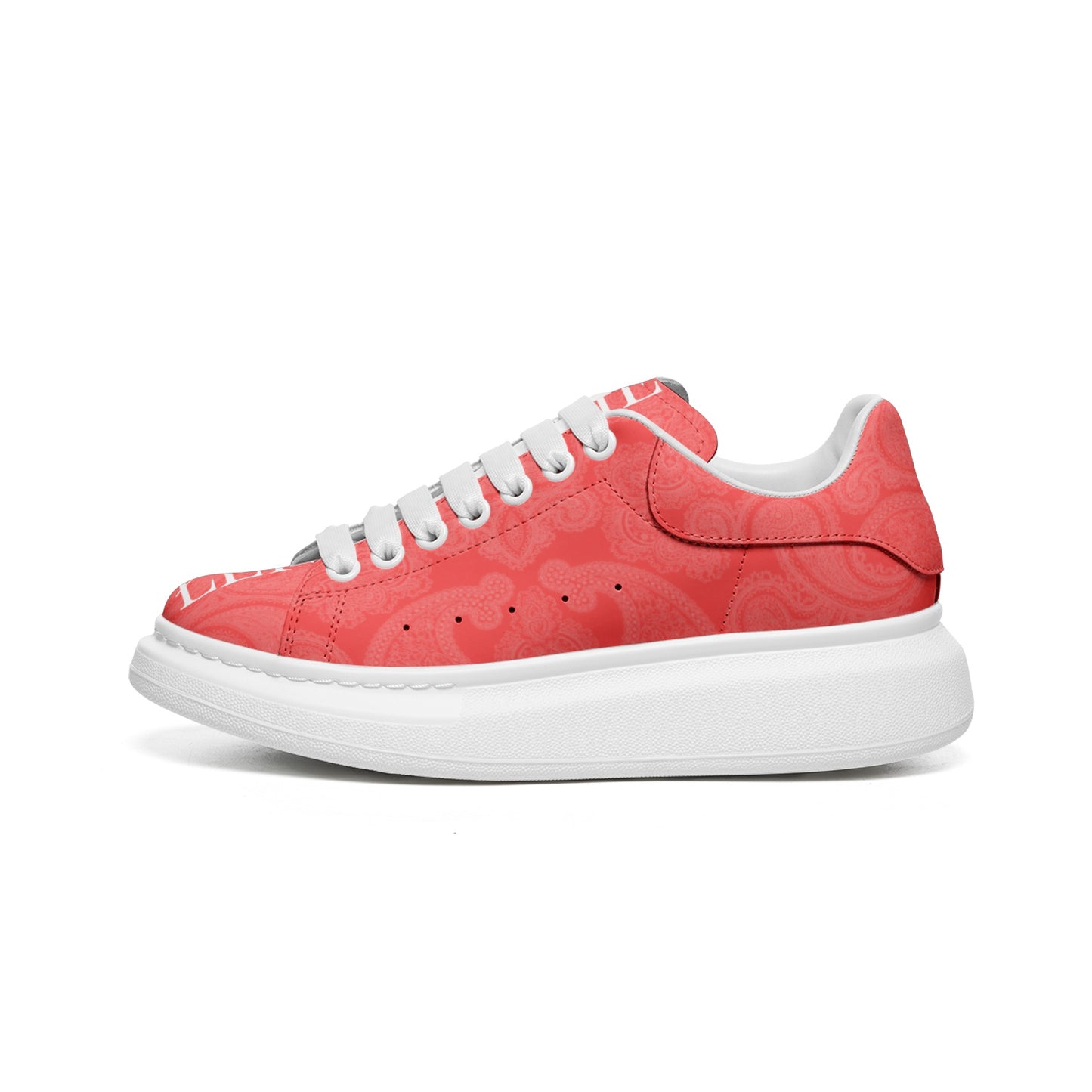 Red Paisley Sneakers