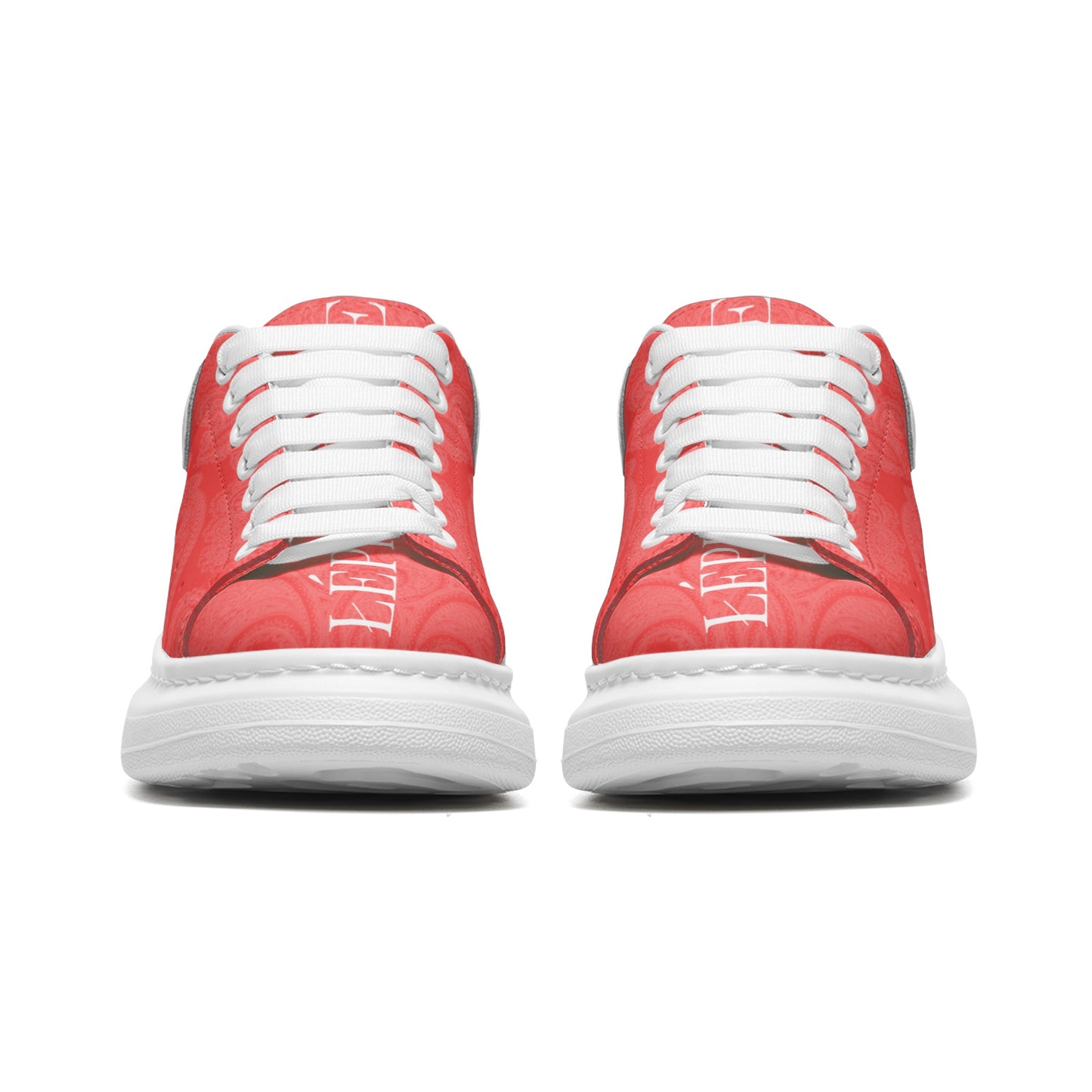 Red Paisley Sneakers