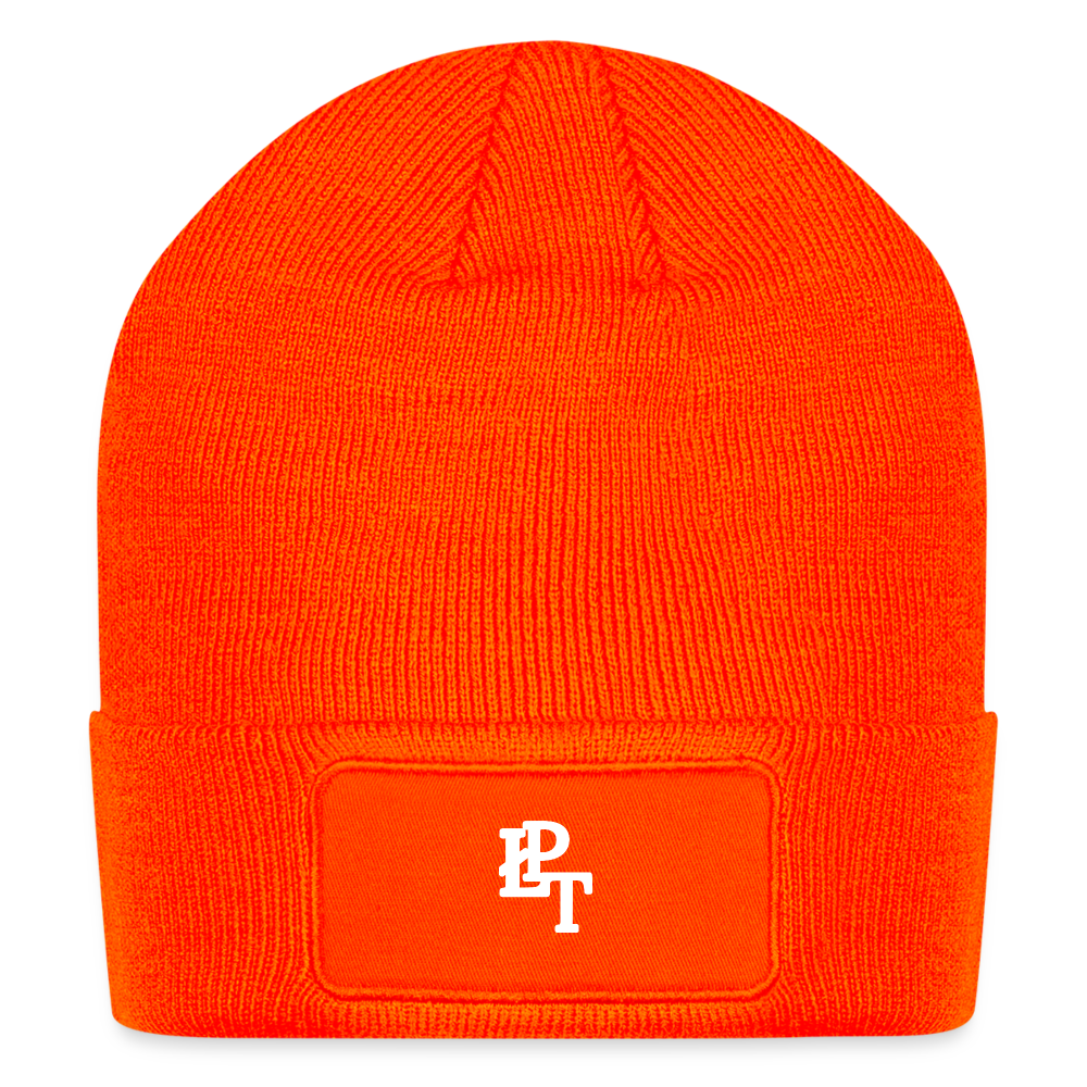 Patch Beanie - neon orange