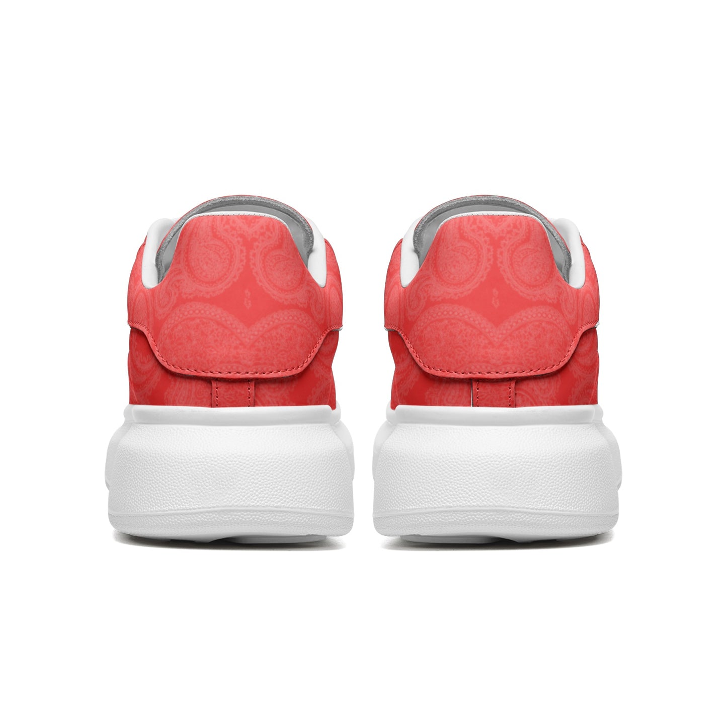 Red Paisley Sneakers