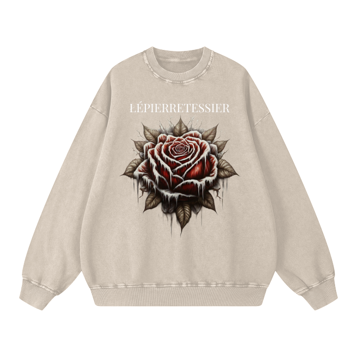 Frozen Rose Oversize Sweatshirt