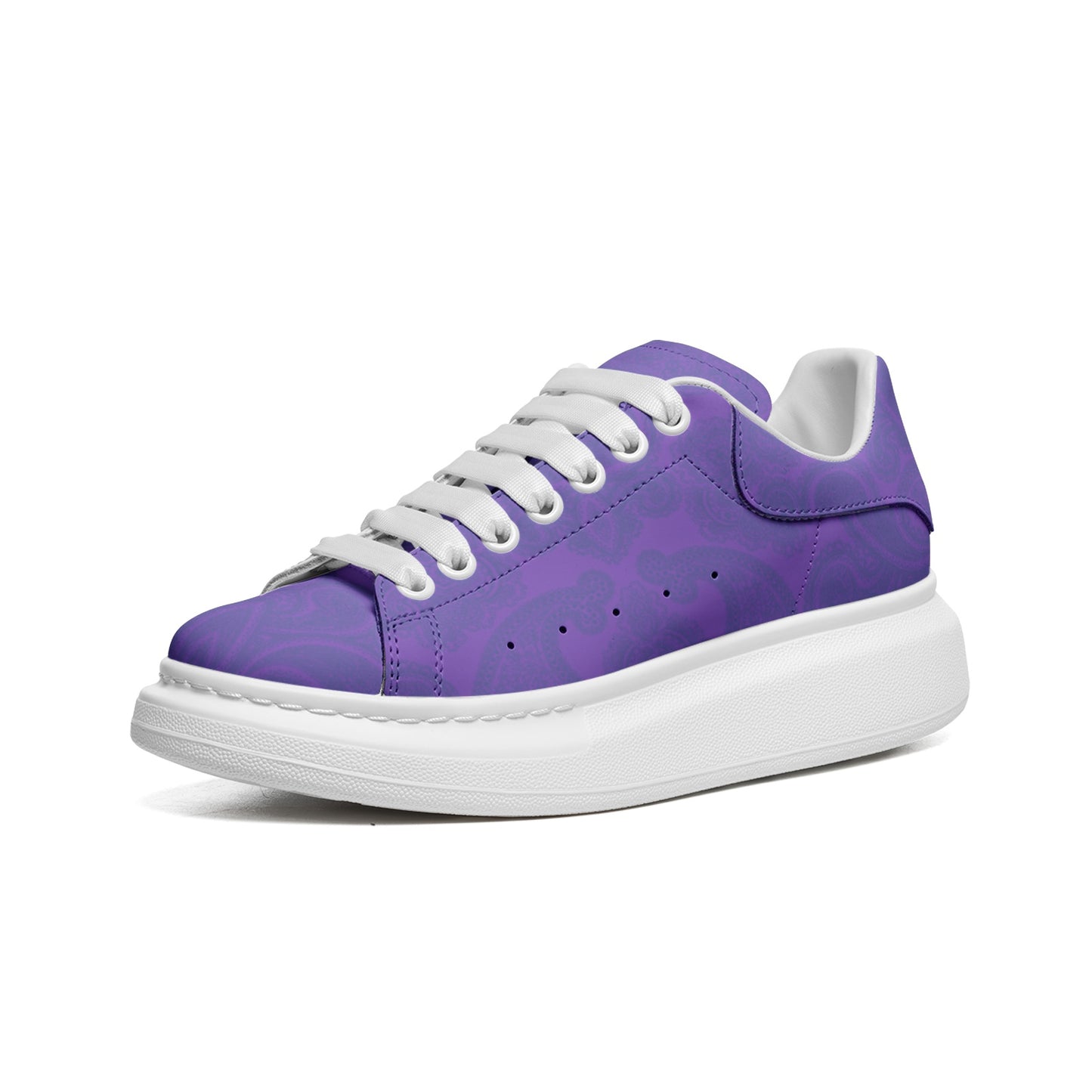 Purple Paisley Sneakers