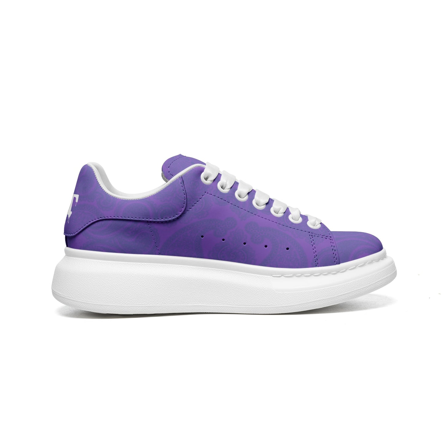 Purple Paisley Sneakers