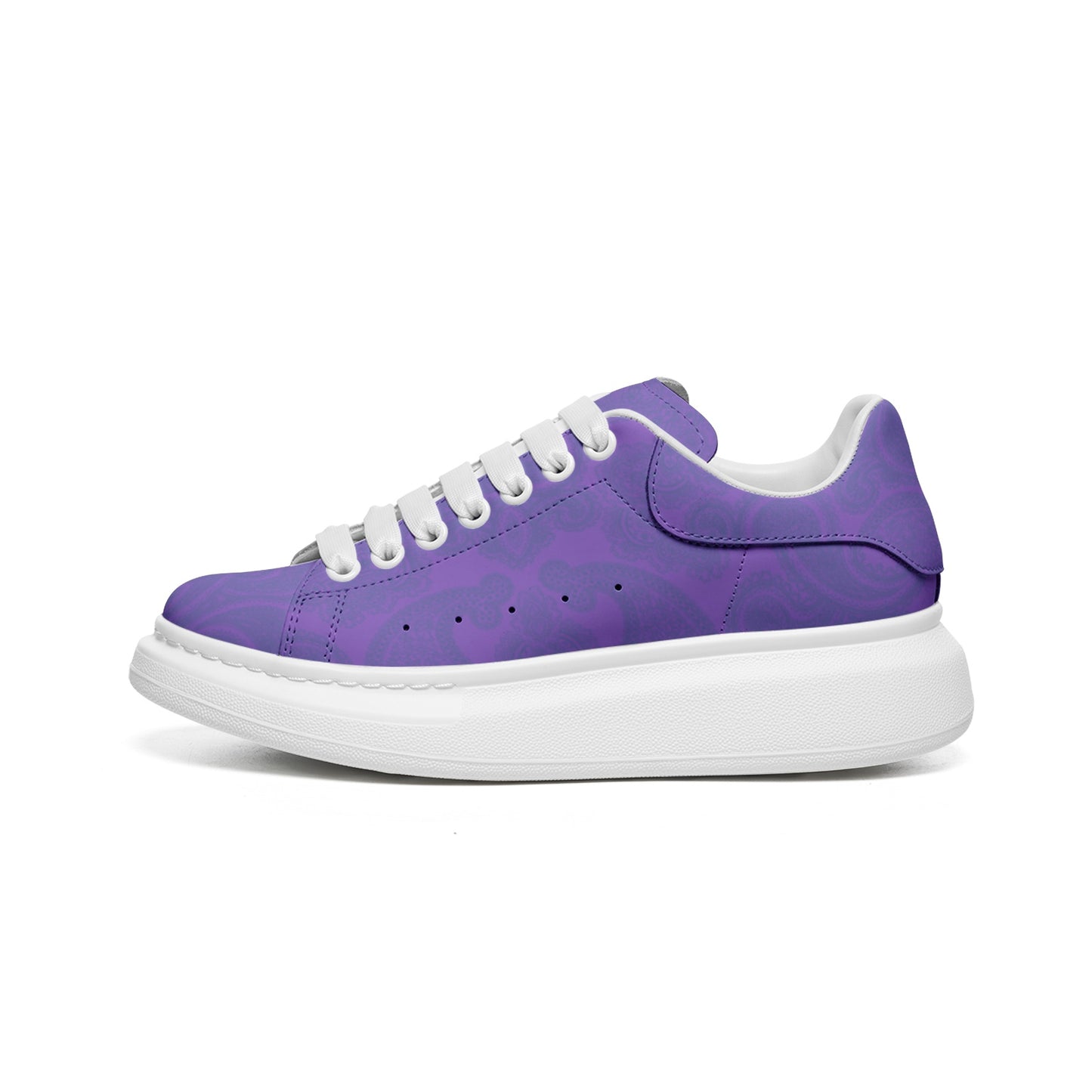 Purple Paisley Sneakers