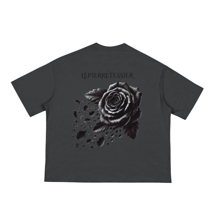 Black Rose Boxy Tee