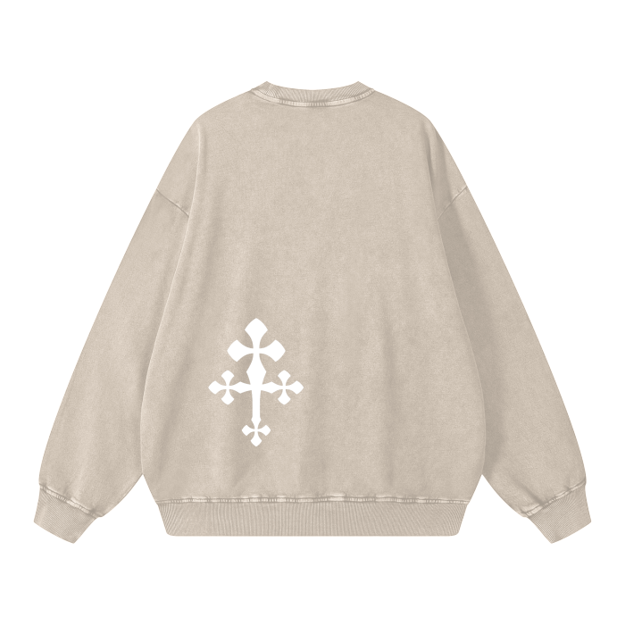 Frozen Rose Oversize Sweatshirt