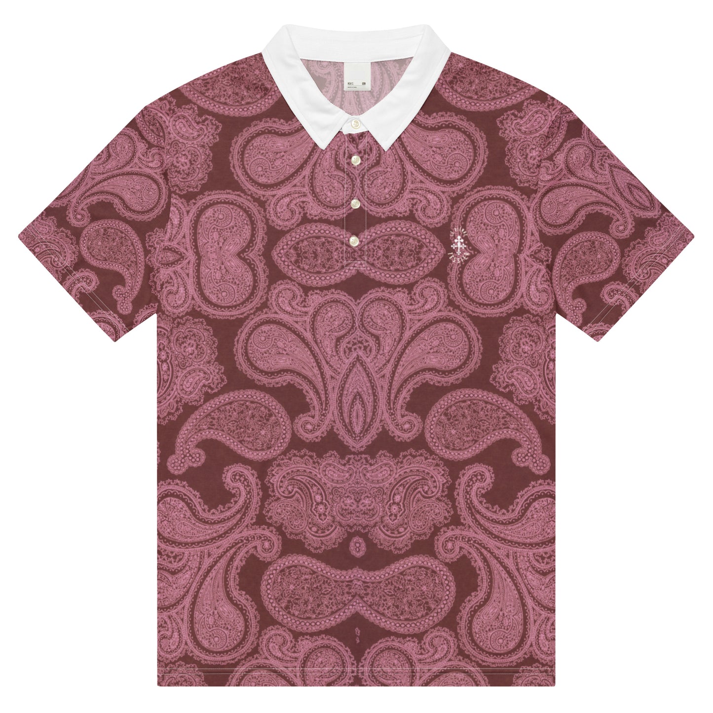 Red Paisley Polo
