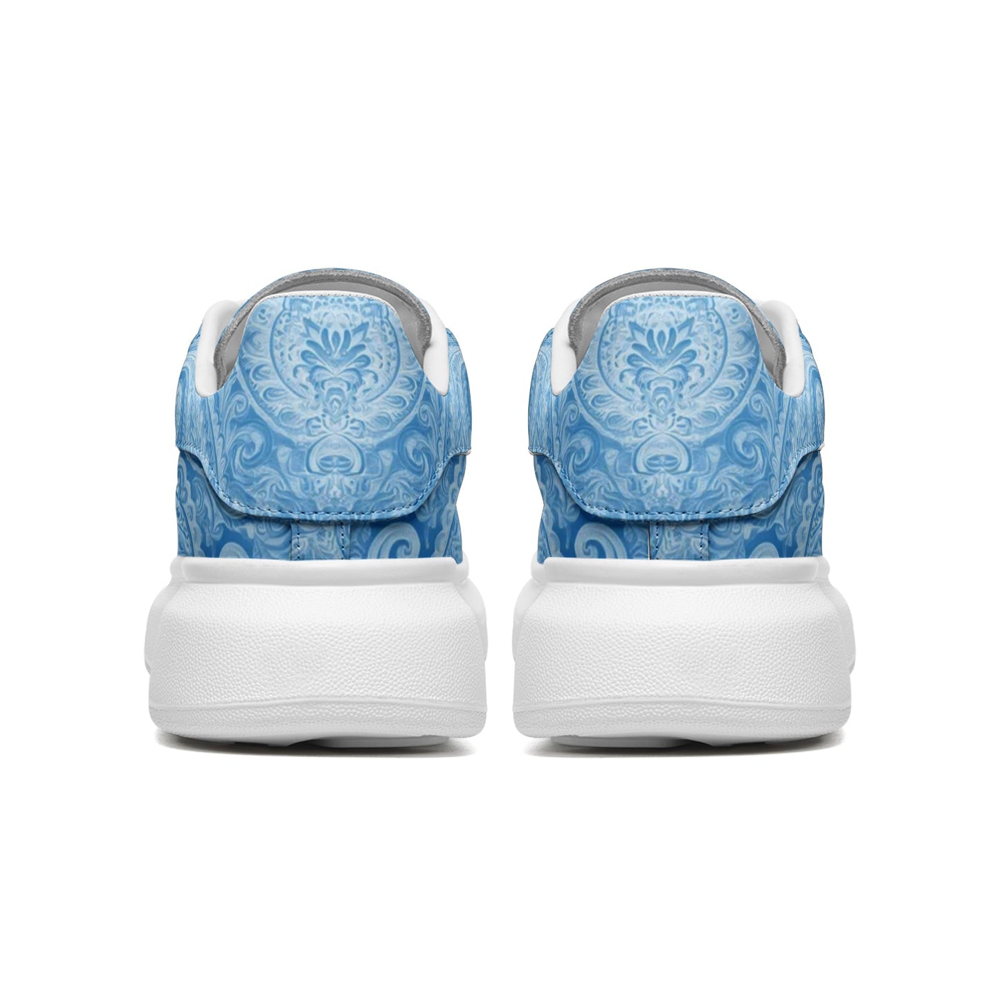 Blue Paisley Sneakers