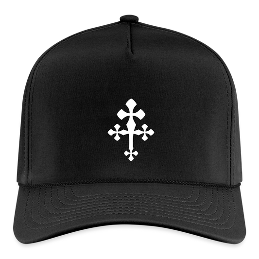 Triple Cross Rope Cap - black/black