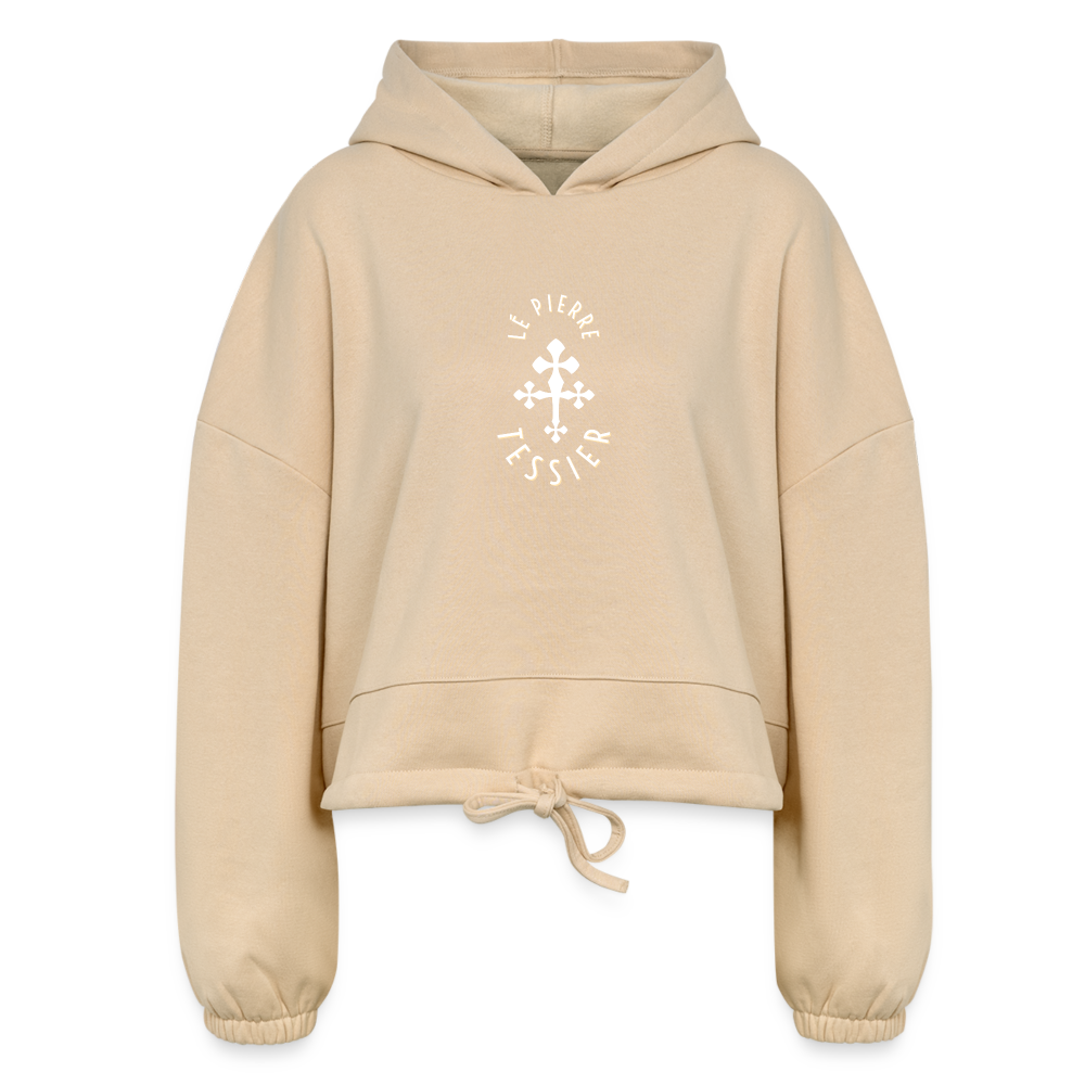 LPT Women’s Cropped Hoodie - nude