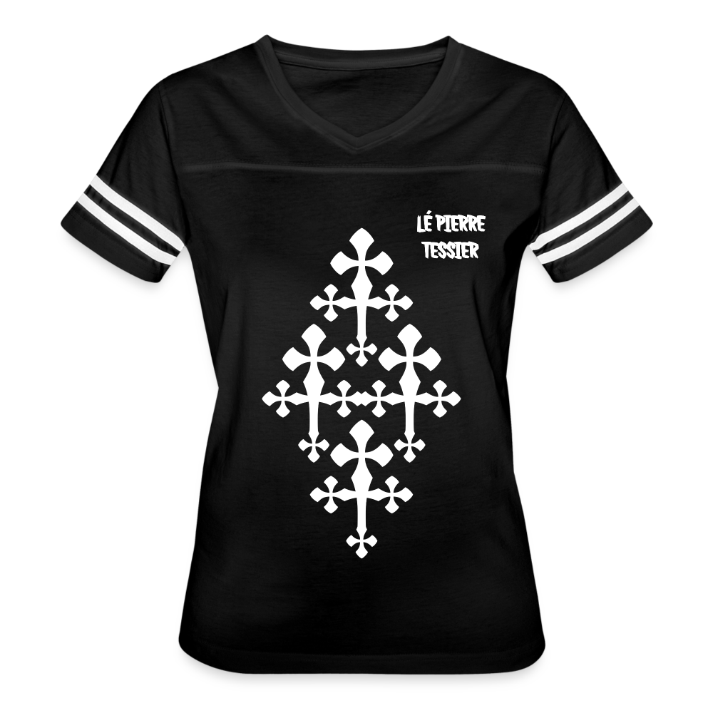 Women’s Vintage Sport T-Shirt - black/white