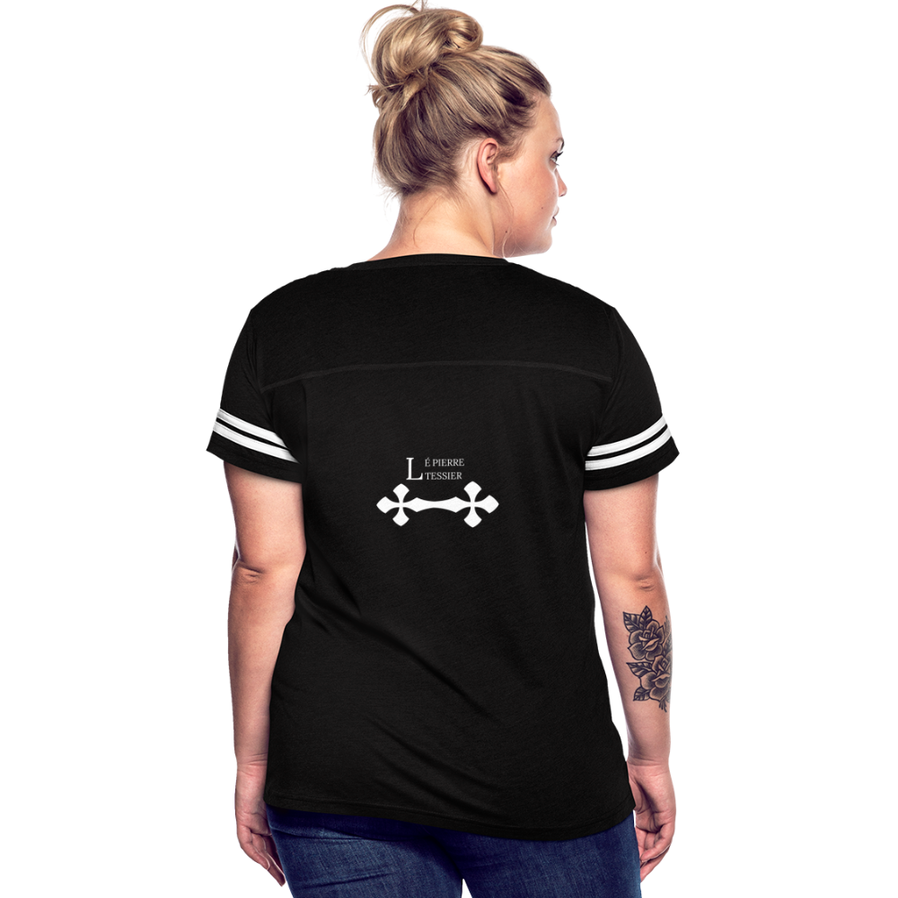 Women’s Vintage Sport T-Shirt - black/white